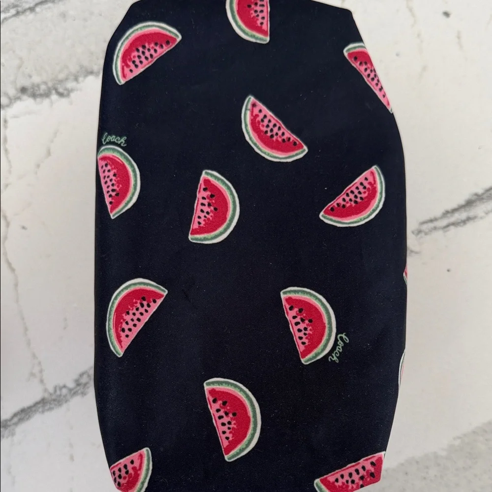 Coach Large Pouch with Watermelon Print